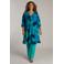 Colletta A-lijn jurk blauw