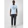 QS regular T-shirt lichtblauw