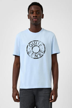 regular T-shirt lichtblauw