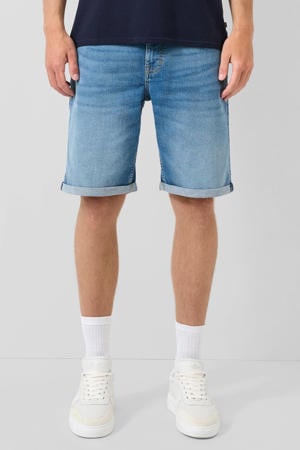 denim regular short blauw