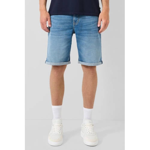 QS denim regular short blauw afbeelding