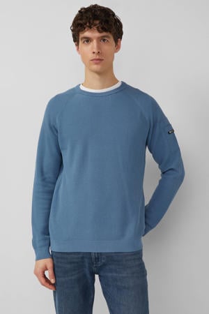 gebreide trui turquoise