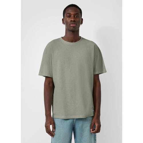QS relaxed T-shirt groen afbeelding