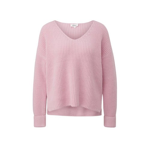s.Oliver gebreide trui roze afbeelding