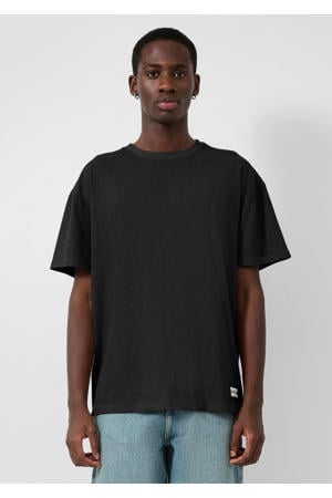 relaxed T-shirt zwart