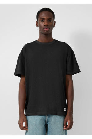 relaxed T-shirt zwart