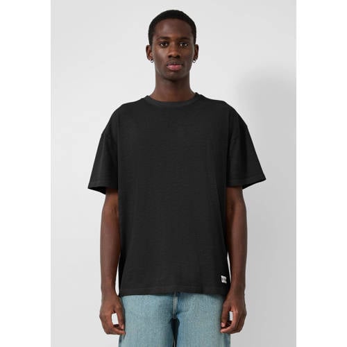QS relaxed T-shirt zwart afbeelding
