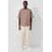 QS relaxed T-shirt bruin