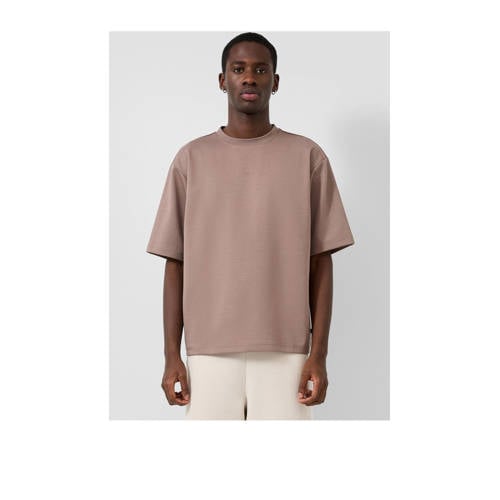 QS relaxed T-shirt bruin afbeelding