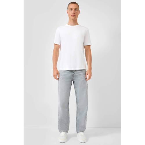 QS loose fit jeans lichtgrijs afbeelding