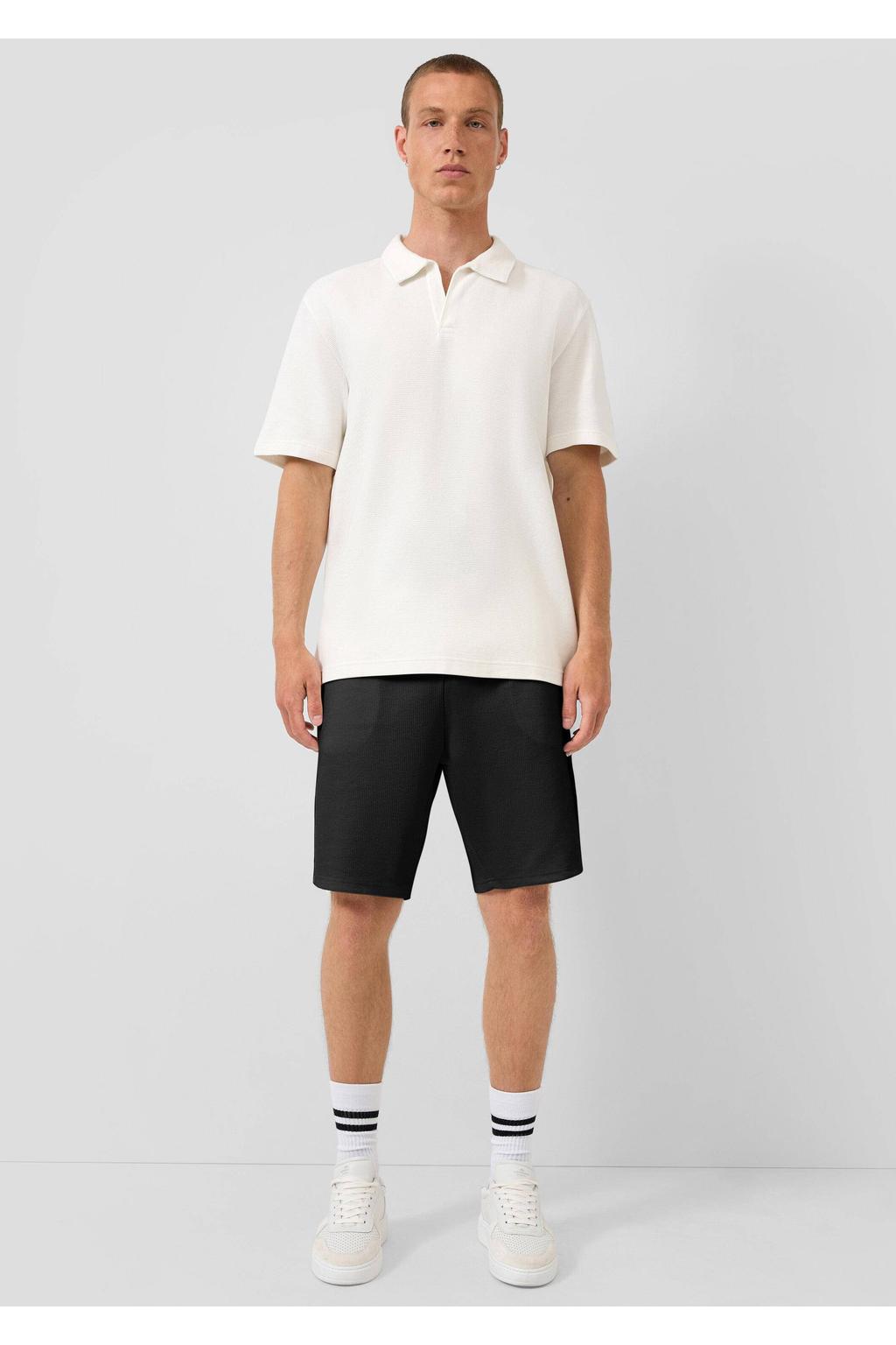 QS regular sweatshort zwart