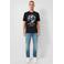 QS regular T-shirt zwart