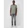 QS regular T-shirt groen