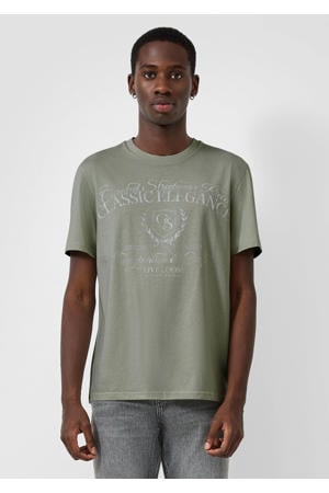regular T-shirt groen