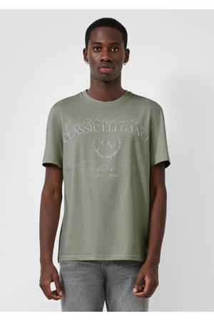 regular T-shirt groen