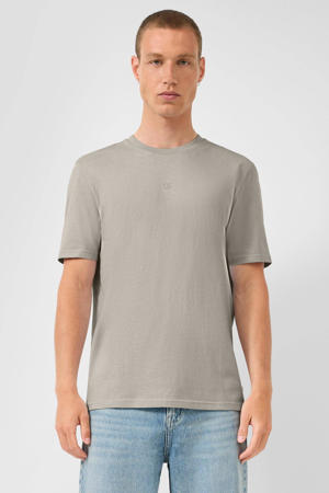 regular T-shirt lichtgrijs