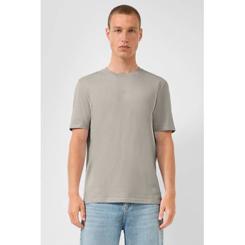 QS regular T-shirt lichtgrijs afbeelding