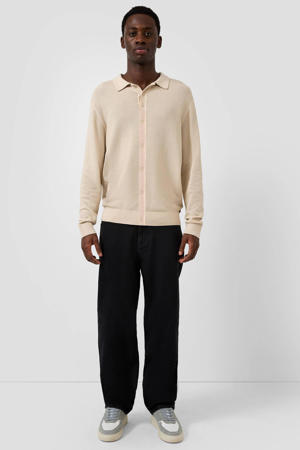vest gebreid beige