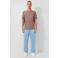 QS regular T-shirt bruin