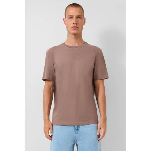 QS regular T-shirt bruin afbeelding