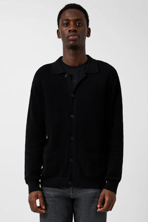 vest gebreid zwart