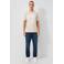 QS regular T-shirt beige