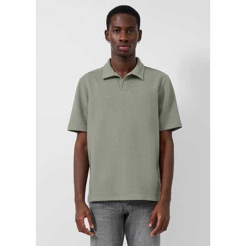 QS regular polo groen afbeelding