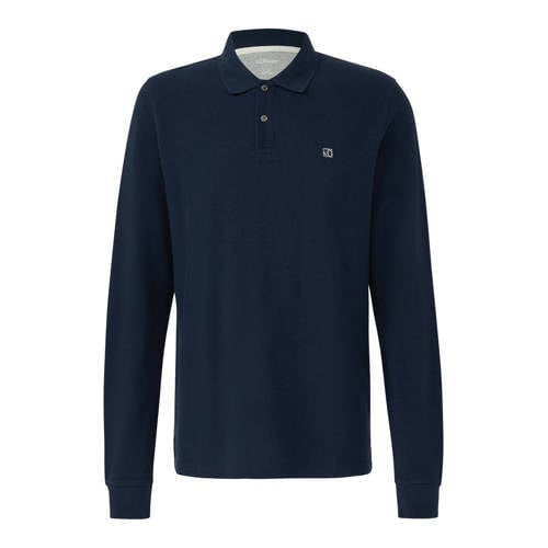 s.Oliver Rechtvallend polo donkerblauw afbeelding