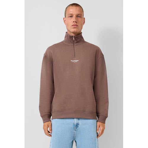 QS sweater bruin afbeelding