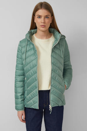 tussenjas quilted lichtgroen