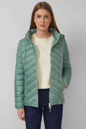 tussenjas quilted lichtgroen