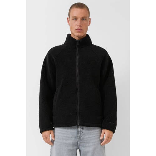 QS teddy jas zwart afbeelding