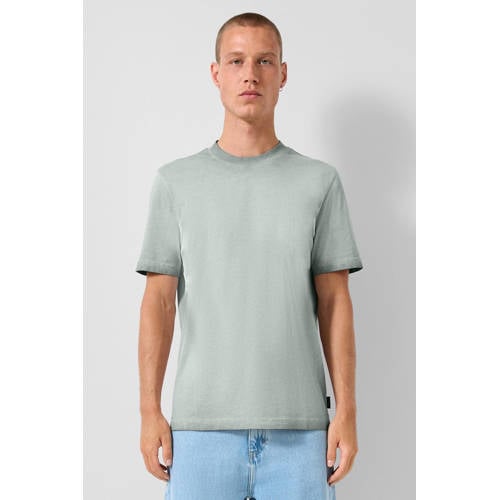QS relaxed T-shirt groen afbeelding