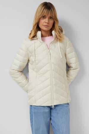 tussenjas quilted ecru