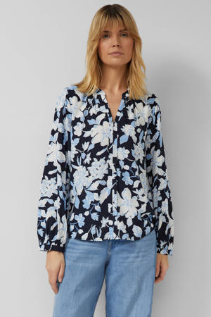 blouse blauw