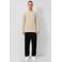 QS gebreide trui beige