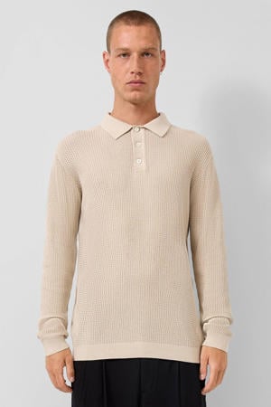 gebreide trui beige