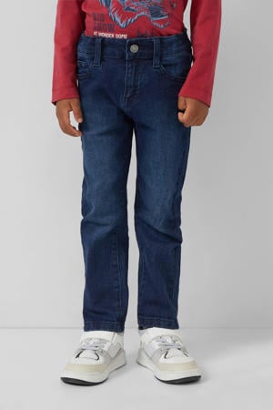 slim fit jeans dark blue denim