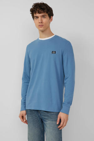 trui gebreid blauw