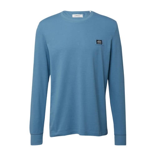 s.Oliver trui gebreid blauw afbeelding