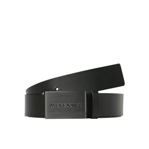 JACK & JONES leren riem JACSTRAVA zwart afbeelding