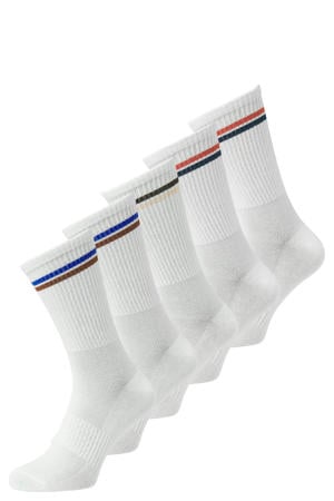 sokken JACBOSTON - wit (set van 5)
