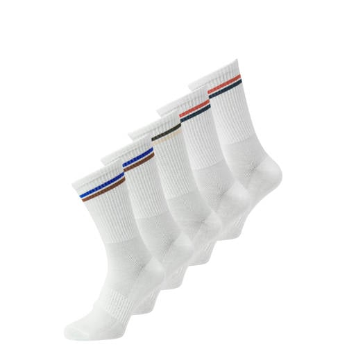 JACK & JONES sokken JACBOSTON - set van 5 wit afbeelding
