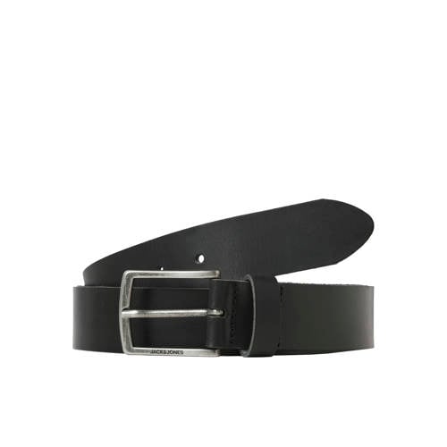JACK & JONES leren riem JACTORINO zwart afbeelding