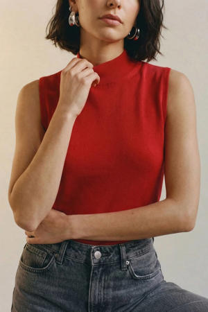top rood gebreid