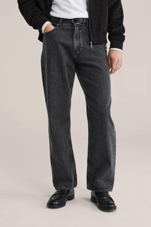 loose fit jeans black denim