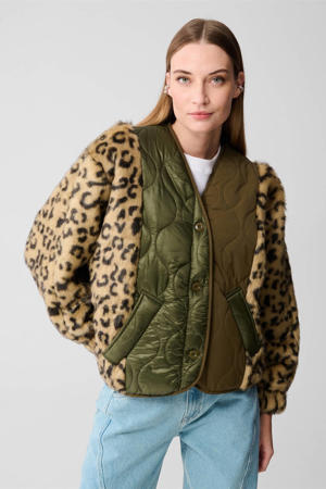 tussenjas quilted groen