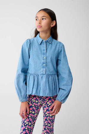 blouse blauw