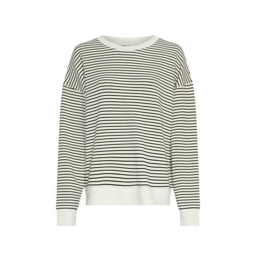 MSCH Copenhagen gestreepte sweater ecru afbeelding