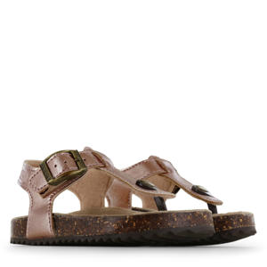 sandalen metallic rosé
